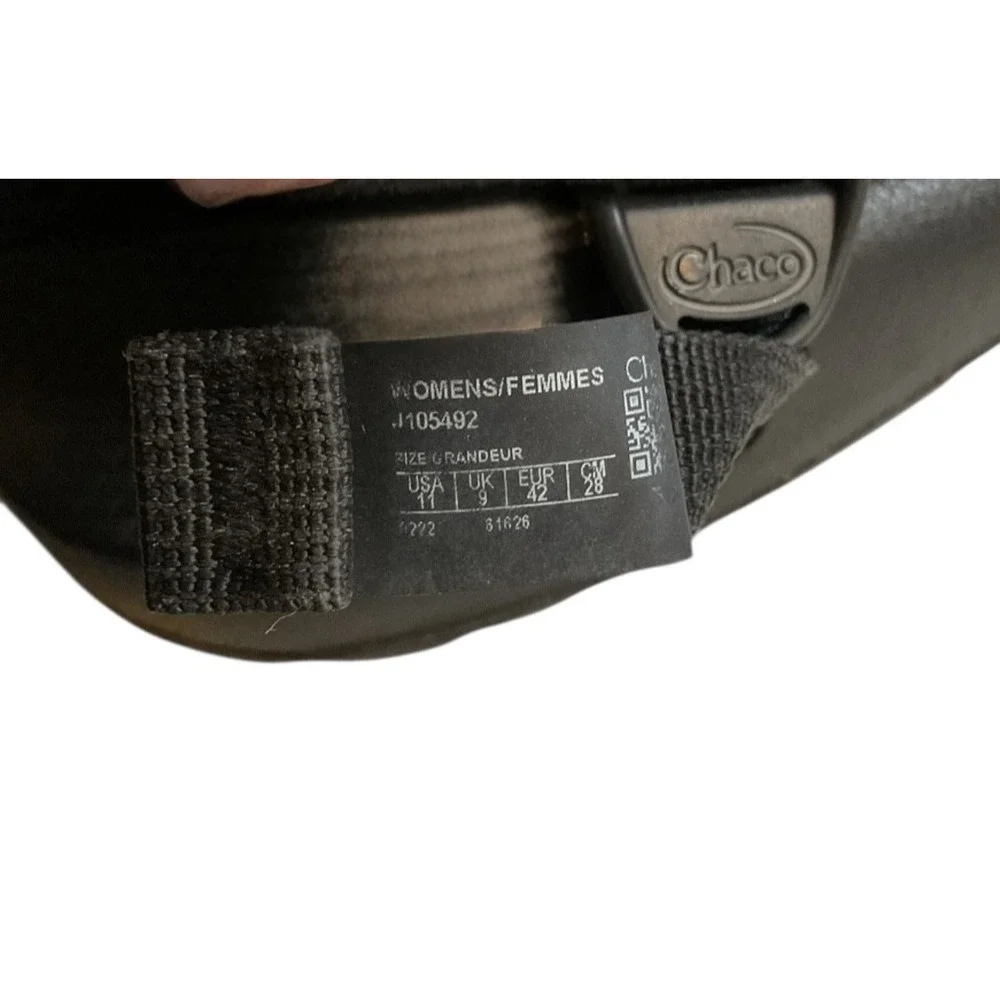 Chaco Z/2 Classic Women’s Black Sandals Size 11 Toe Loop Adjustable Strap Hiking - Picture 14 of 15